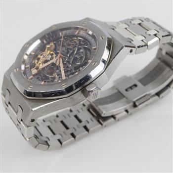 Audemars Piguet Royal Oak Skeleton Watch-Evaluated By Our Certified Gemologist-AGS/GIA