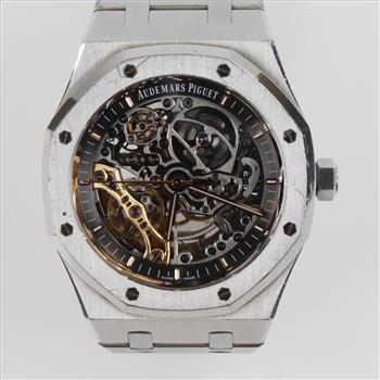 Audemars Piguet Royal Oak Skeleton Watch-Evaluated By Our Certified Gemologist-AGS/GIA