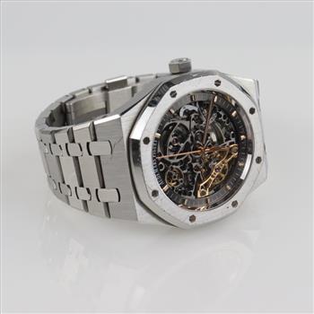 Audemars Piguet Royal Oak Skeleton Watch-Evaluated By Our Certified Gemologist-AGS/GIA
