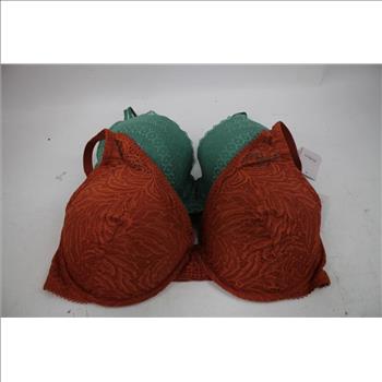 Auden Push-Up, T-Shirt, And Lightly Lined Bras, 38DD, 4 Pieces