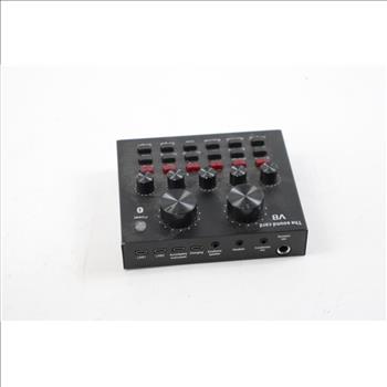 Audio Interface DJ Mixer Sound Card V8