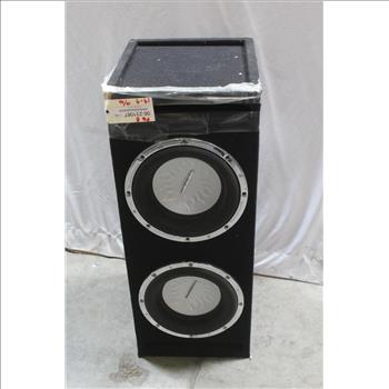 Audiobahn Twin Speakers And Speakerbox