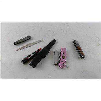 AuRiver, Kershaw And Other Knives, 7 Pieces
