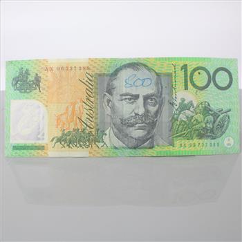 Australian 100 Dollar Bill