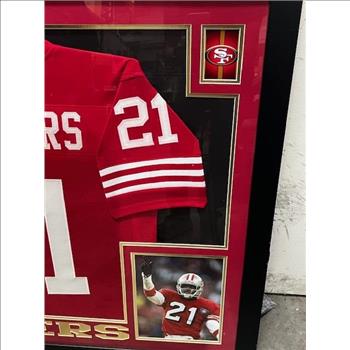 Authentic Deion Sanders San Francisco 49ers Autographed Football Jersey