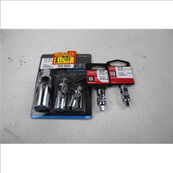 AutoCraft Ratchet Socket Set, Craftsman, Power Torque Universal Joints, 5 Pieces