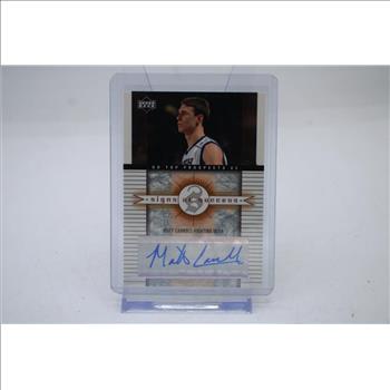 Autographed Basketball Trading Card Lot