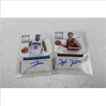 Autographed Basketball Trading Card Lot - 5 Cards