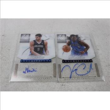 Autographed Basketball Trading Card Lot - 5 Cards