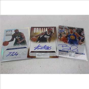 Autographed Basketball Trading Card Lot - 5 Cards