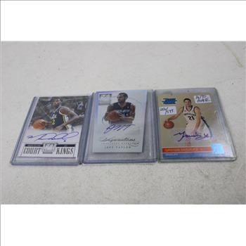 Autographed Basketball Trading Cards