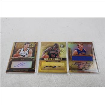 Autographed Basketball Trading Cards