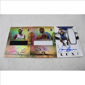 Autographed Basketball Trading Cards