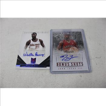Autographed Basketball Trading Cards