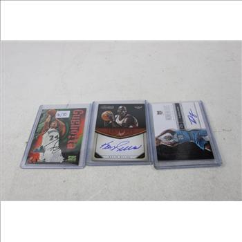 Autographed Basketball Trading Cards