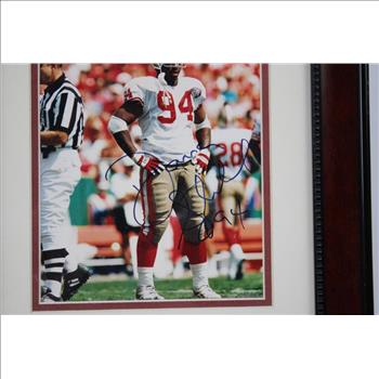 Autographed Framed 8x10 Photo Dana Stubblefield