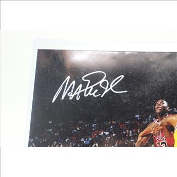 Autographed Magic Johnson 8x10 Photo Certified By PSA - Featuring Jordan