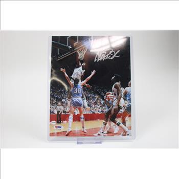 Autographed Magic Johnson Michigan State 8x10 PSA COA