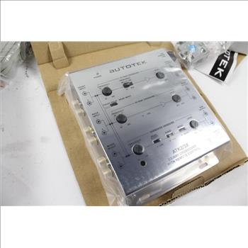 Autotek ATK2/3x Active Crossover With Remote Bass Control & More, 2 Items