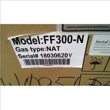 Avantco FF300 Natural Gas 40lb Floor Fryer