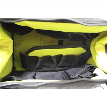 AWP 14 Inch Zippered Tool Bag With Electrical Clip Kit