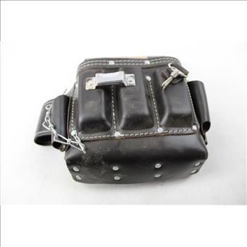 AWP Genuine Leather Tool Pouch, And Stanley Fatmax 25' Tape Measure, 2 Pieces