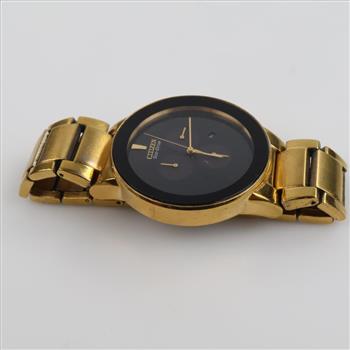 Axiom Eco-drive Chronograph Black Dial Watch