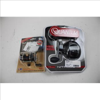 B 'n' M Buck's Mini Reel, Quantum Nitrous Reel, Tuf-Line, Mr. Crappie Reel, 4 Pieces