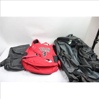 Backpack and Duffel Bags Lot, 9 Pieces