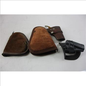 Backpack & Gun Holster/Case Lot, 7 Pieces