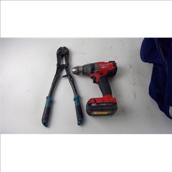 Backpack With Milwaukee Drill & More Tools, 5+ Pieces