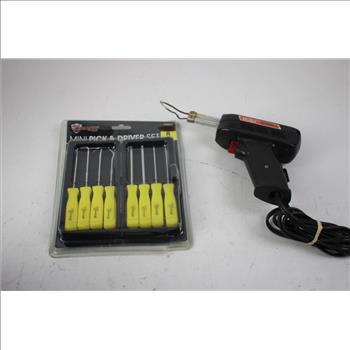 Bag Tool Lot, Weller, Ryobi , Gorilla And More