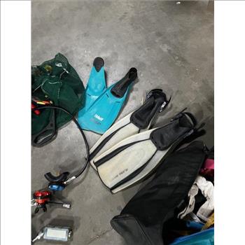 Bag With Diving Equipment