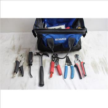 Bag With Mixed Tool Lot
