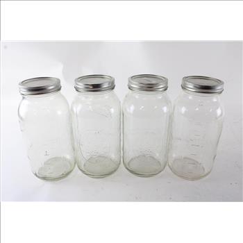 Ball Jars With Lids, 4 Pieces