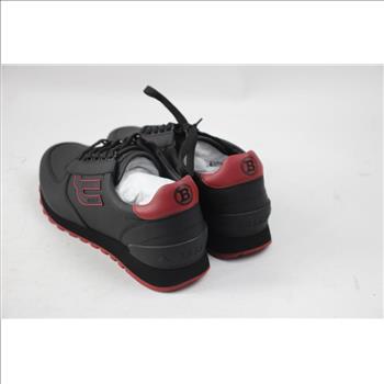 Bally, Men's Black Leather Sneakers, Size 9D