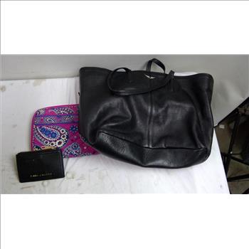 Banana Republic Tote Bag Cloth & Stone Women's Shirt Size XS Marc Jacobs Wallet & More 5 Pieces