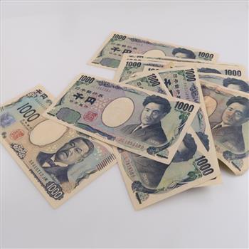 Bank Of Japan Currency, 11 Pieces