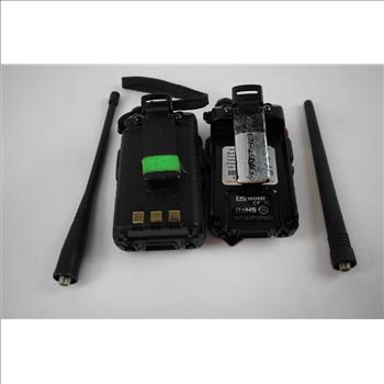 Baofeng UV-5R Handheld Radios, 2 Pieces