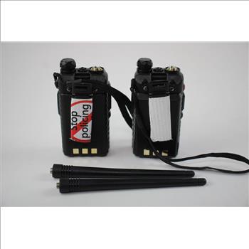 Baofeng UV-5R Handheld Radios, 2 Pieces