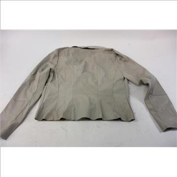 Bar III Leather Jacket, Size: L