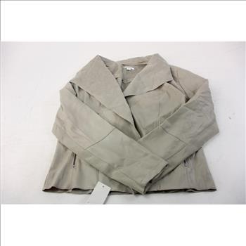 Bar III Leather Jacket, Size: L