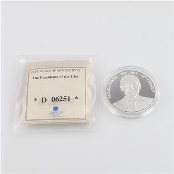 Barack Obama Timeline Token With COA