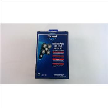 Barbasol Rechargeable LED Head Shaver Set