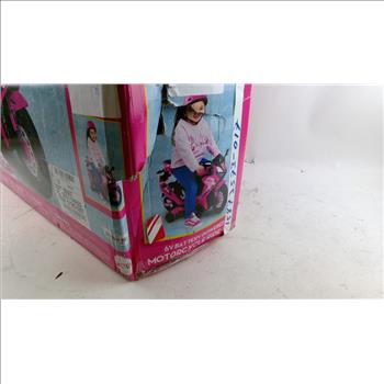 Barbie 6V Battery Powered  Kids Motorcycle
