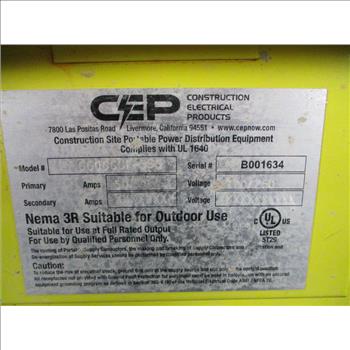 Barts Electric  Temporary Portable Power Distribution Spider Box