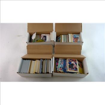 Baseball And Football Trading Cards, 200+ Pieces