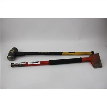 Baseball Bat, Hammer, 4 Pieces