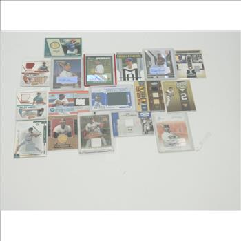 Baseball Jersey Cut Offs With Autographs.  30+ Items