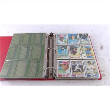 Baseball Trading Card Binder 100+ Pieces